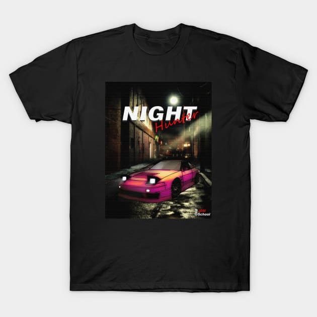 JDM 240SX [Pink] Night Hunter T-Shirt by OSJ Store